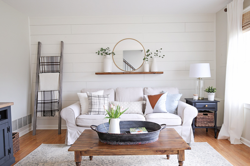 Modern Rustic Living Room Makeover