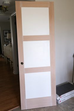 DIY Panel Door, Demo, and Flooring - Angela Marie Made