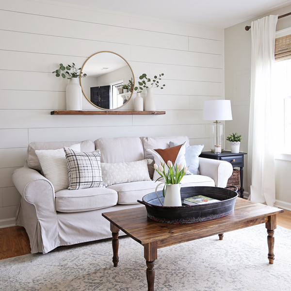 Modern Rustic Living Room Makeover