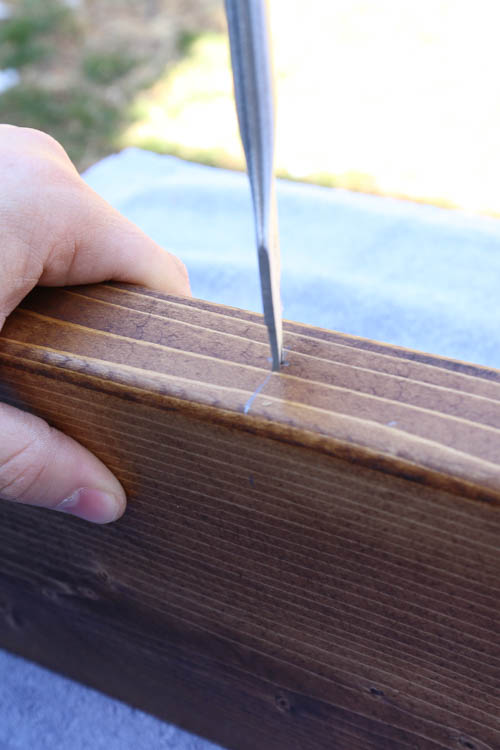 drilling hole for floating shelf bracket