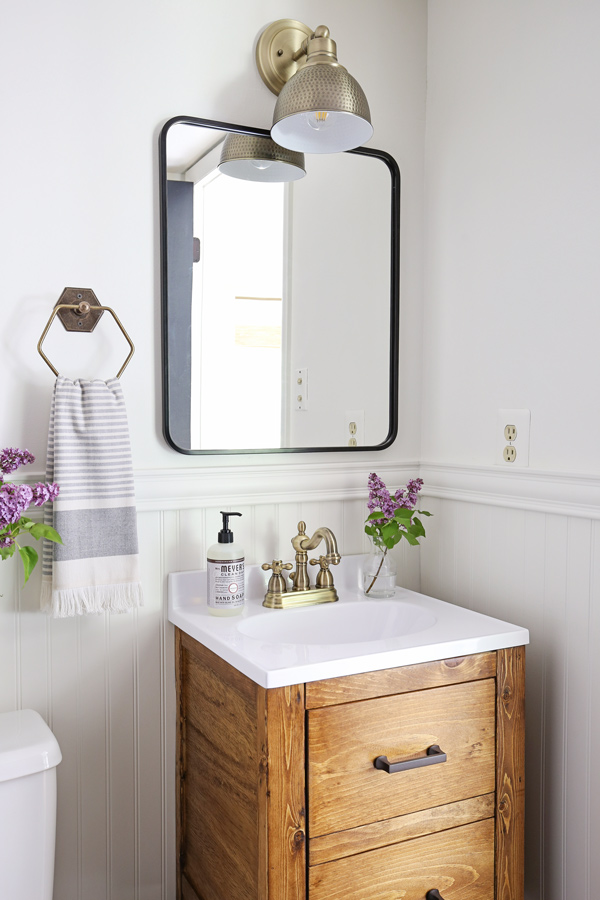 Small Bathroom Makeover on a budget