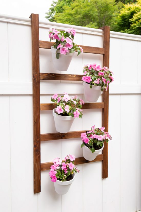 DIY Wall Planter Ladder - Angela Marie Made