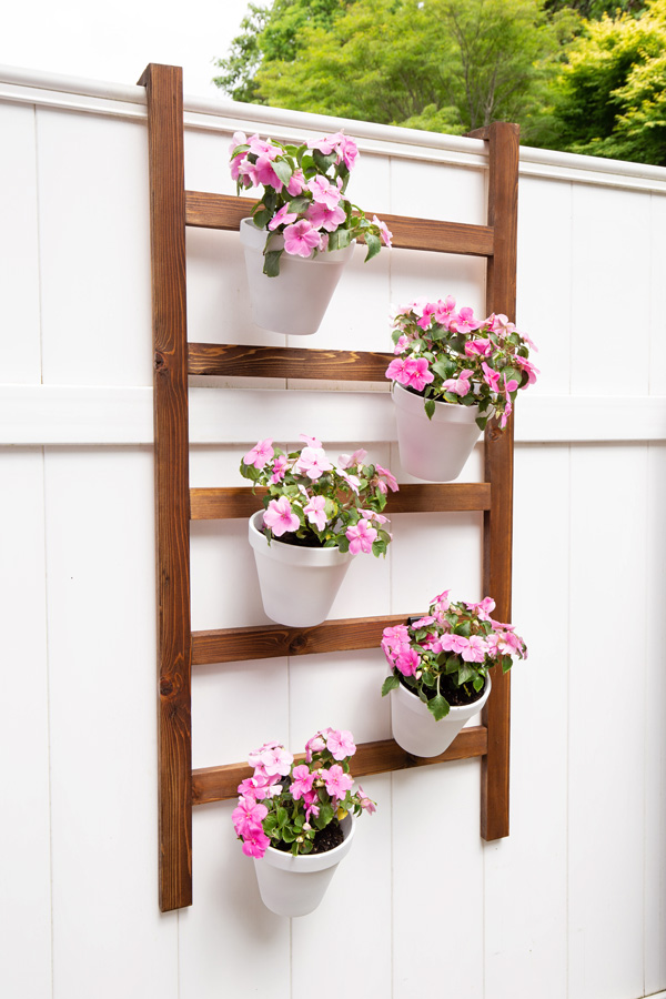 DIY Wall Planter Ladder