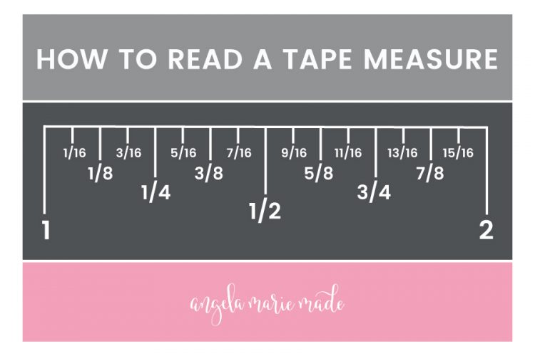 How to Read a Tape Measure the Easy Way & Free Printable! Angela