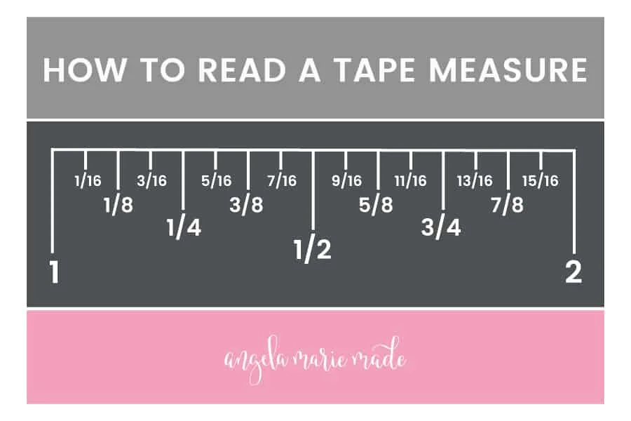 How to Read a Tape Measure the Easy Way & Free Printable! - Angela ...