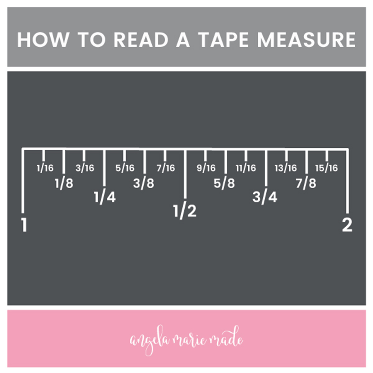 How to Read a Tape Measure the Easy Way & Free Printable! - Angela ...