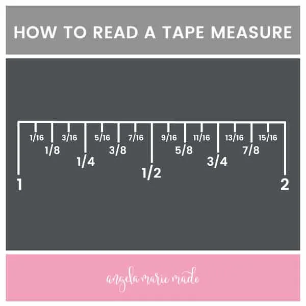 How To Read A Tape Measure The Easy Way Free Printable Angela Marie Made