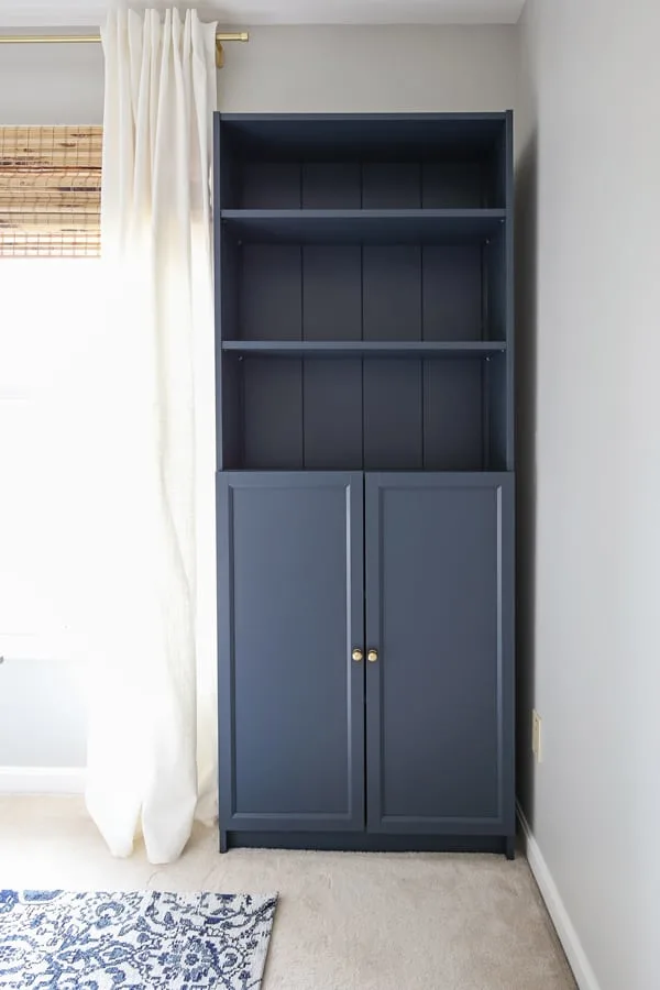 Ikea Billy Bookcase With Shiplap, Diy Billy Bookcase Closet