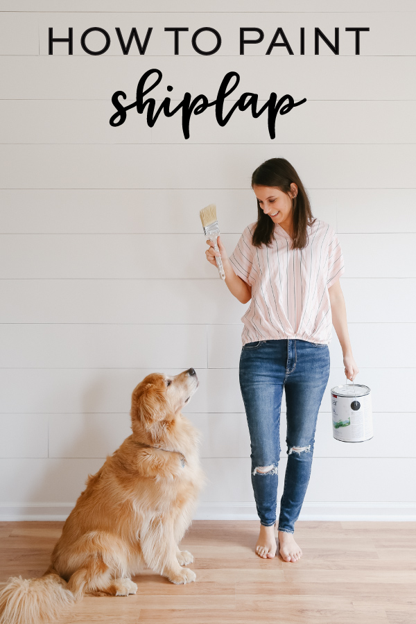 how to paint shiplap walls