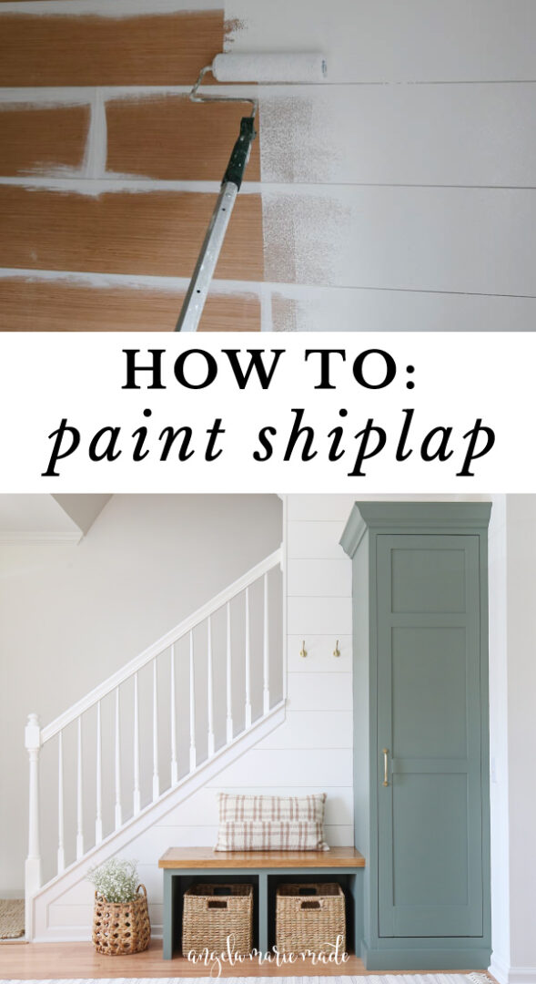 The Best Way How to Paint Shiplap Angela Marie Made