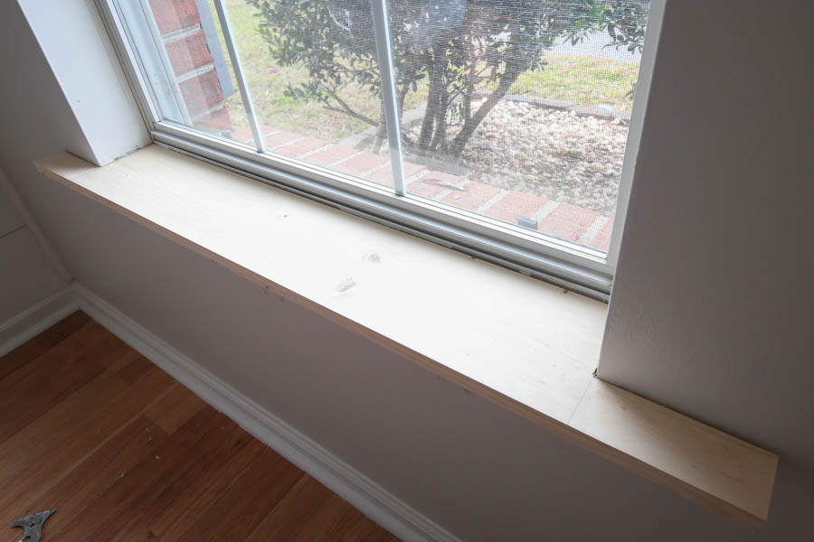 installing new window sill