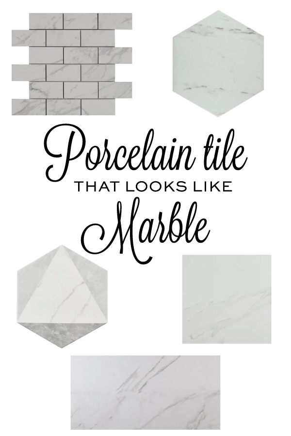5 porcelain tiles that look like marble