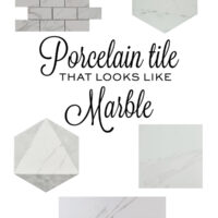 5 porcelain tiles that look like marble