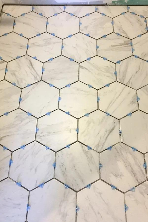 My Favorite Porcelain Marble Tile, Best Way To Lay Hexagon Floor Tile