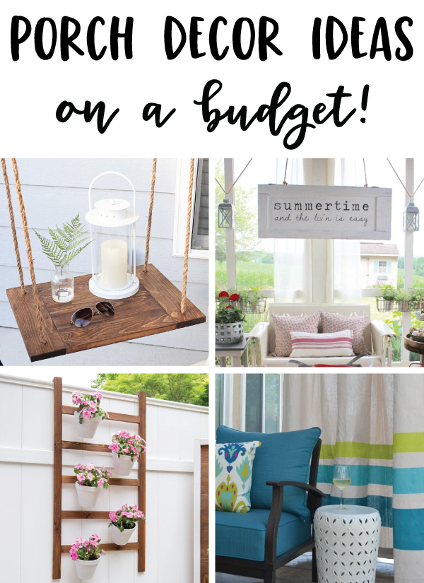 porch decor ideas on a budget