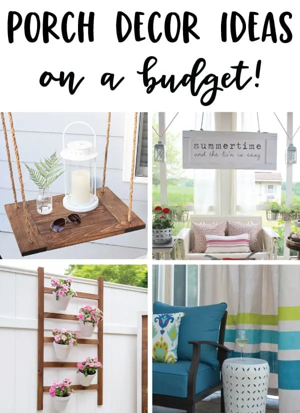 9 Screened In Porch Decorating Ideas On A Budget Angela Marie Made - Diy Porch Decorating Ideas