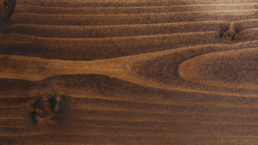 Minwax dark walnut stain on pine wood