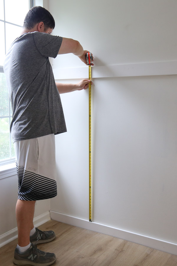 measuring height for battens for board and batten