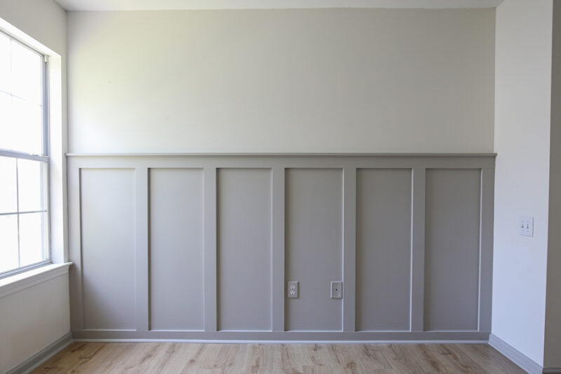 Easy DIY Board and Batten Wall - Angela Marie Made