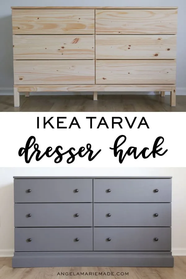 Ikea Tarva Dresser Angela Marie Made, Ikea Tarva 5 Drawer Dresser Assembly