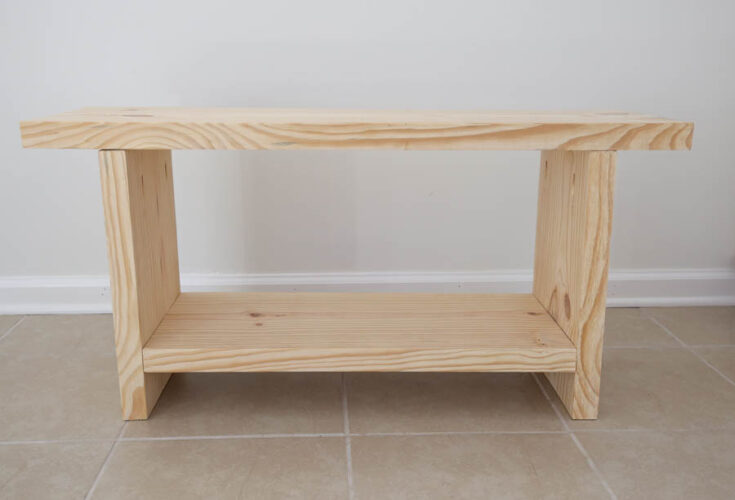 Easy DIY Entryway Bench for 10 Angela Marie Made
