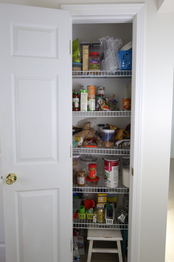 Useless Closet to Small Pantry Makeover