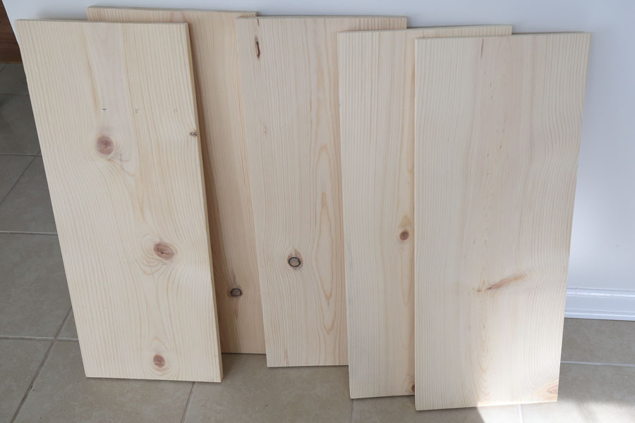 wood pantry shelves cut to size