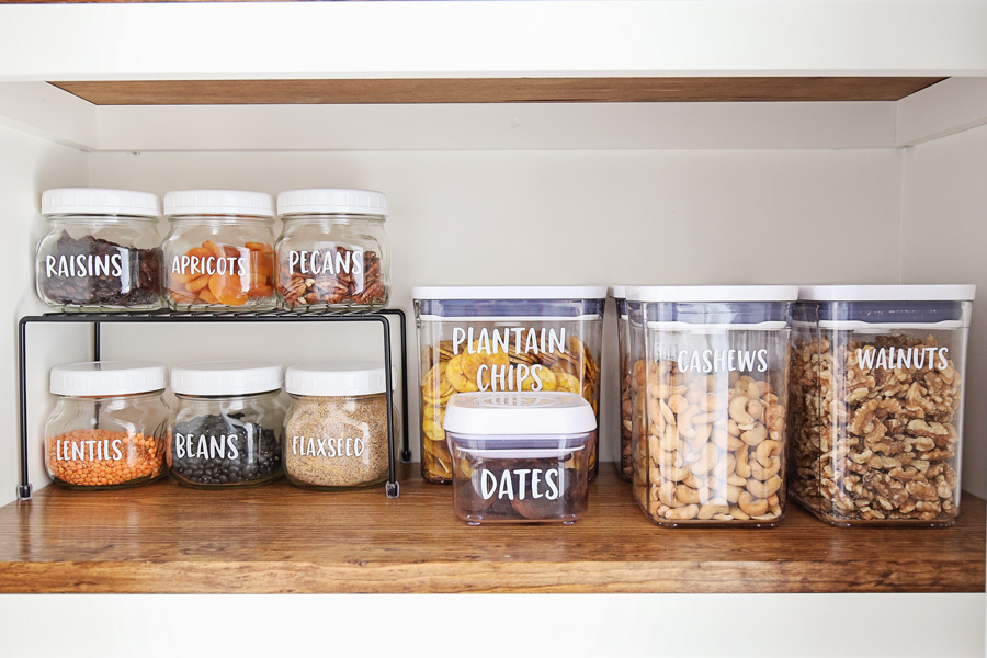 How to Make Pantry Labels with Cricut Joy - Get Organized HQ