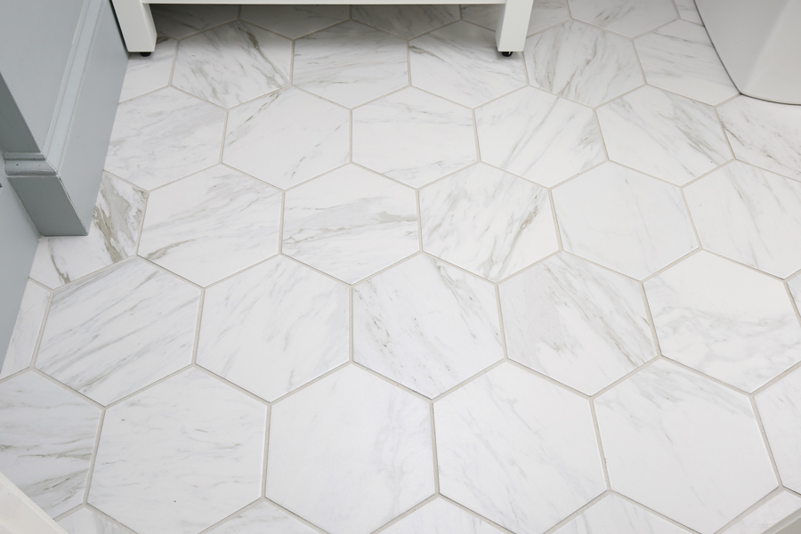 Carrara Marble Floor Tile Hexagon Flooring Ideas 0998