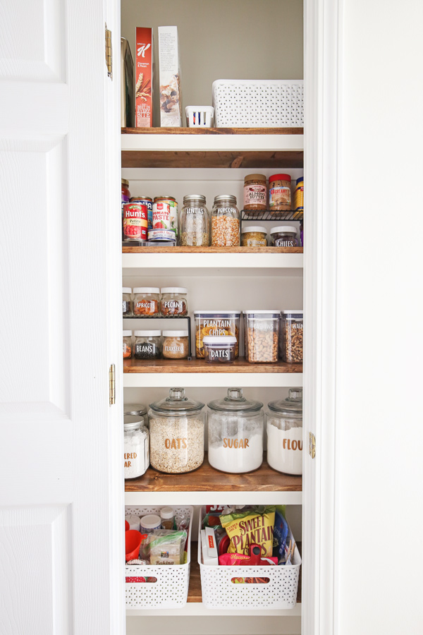 Pantry Organization with OXO POP Containers - One Sweet Mess