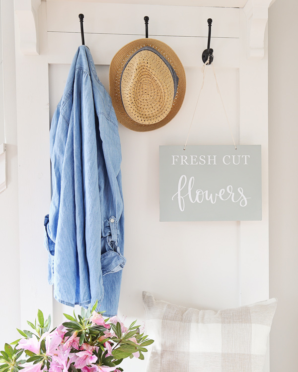 Farmhouse Style DIY Towel Rack - Angela Marie Made