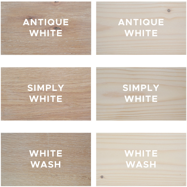 3 White Wood Stain Options Angela Marie Made