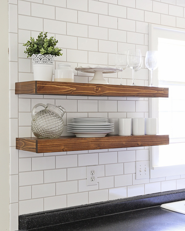 17 Kitchen Hanging Shelves ideas