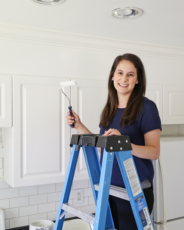 Painting the Enclosed Space Above Kitchen Cabinets