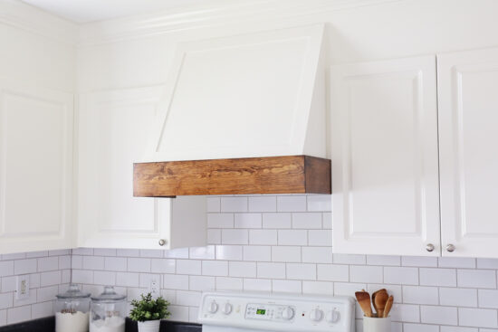 DIY Range Hood Cover - Angela Marie Made
