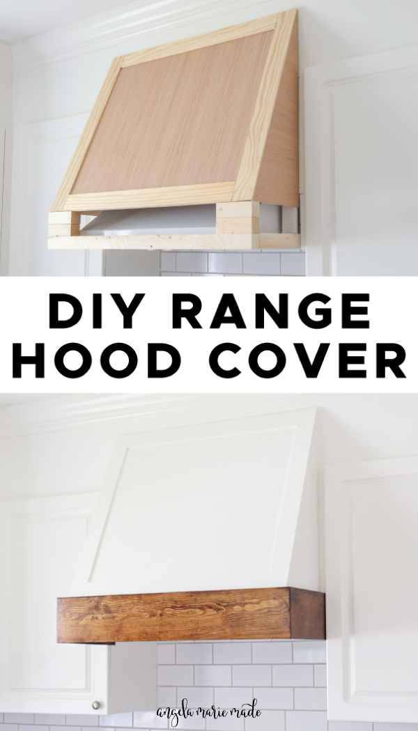 how to build a DIY range hood cover