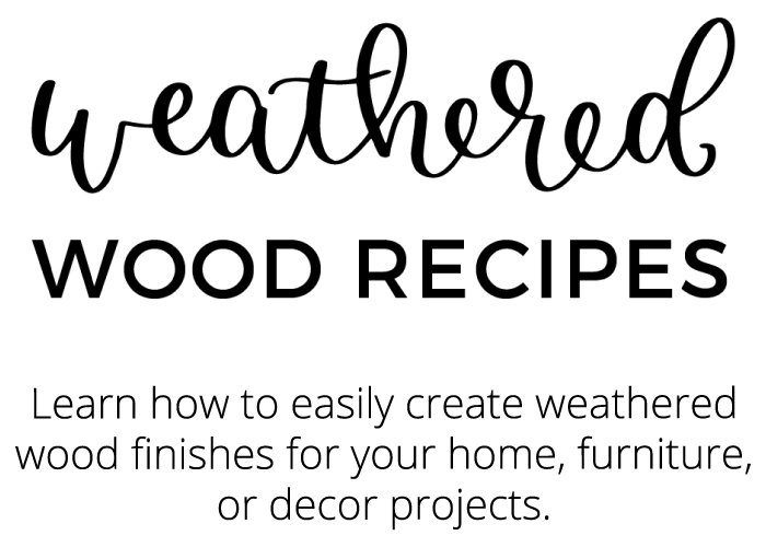 weathered wood recipes