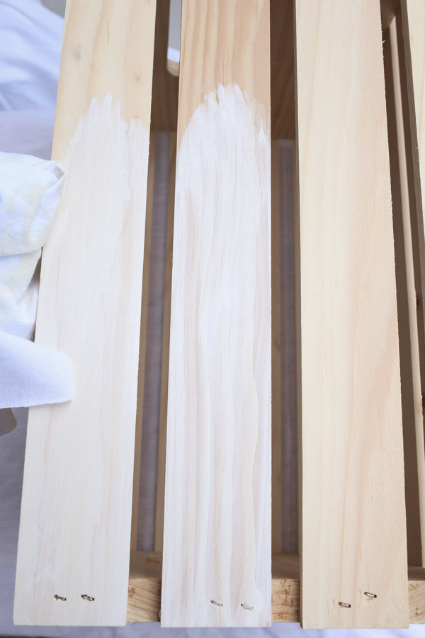 How to Whitewash Wood with Paint - Angela Marie Made