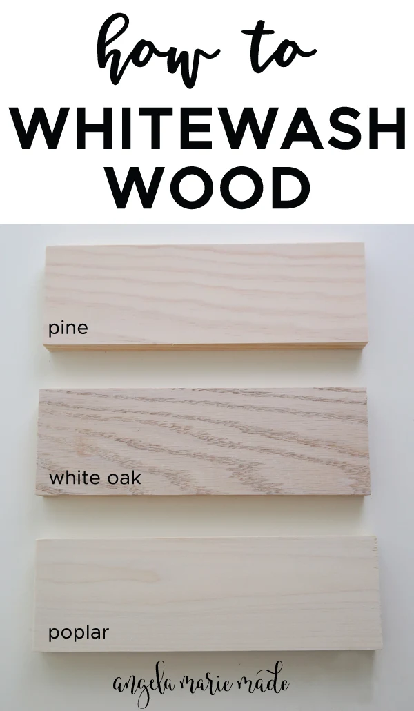 How To Whitewash Wood With Paint, Whitewash Oak Cabinets Stain