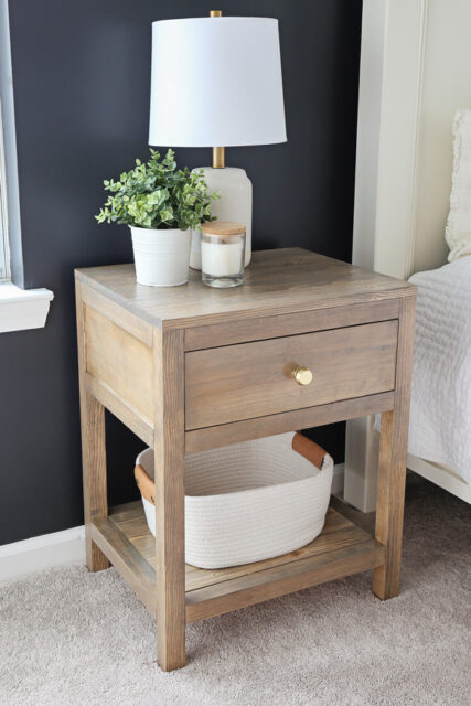 DIY Nightstand with Drawer - Angela Marie Made