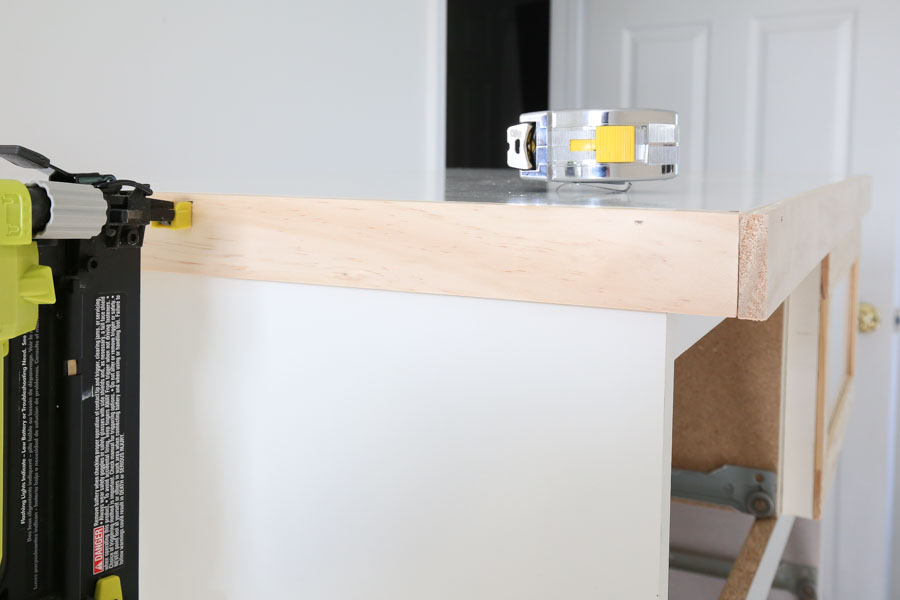 add trim to top of ikea dresser