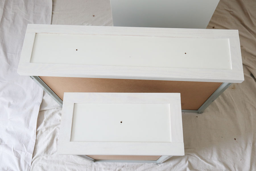 drilling holes for ikea dresser hack