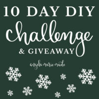 10 days of diy projects