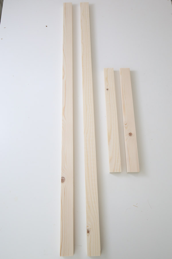 1x2 framing lumber for sign