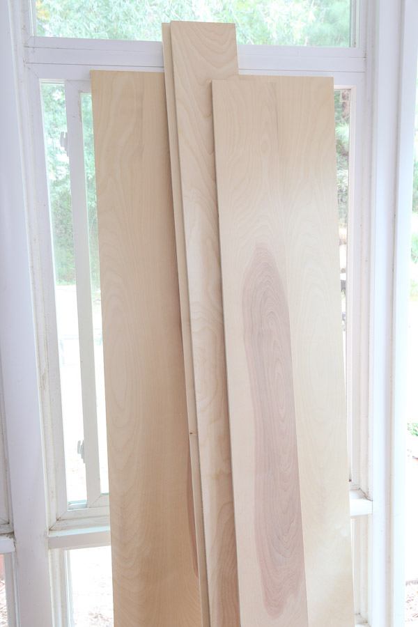 plywood for DIY bed frame