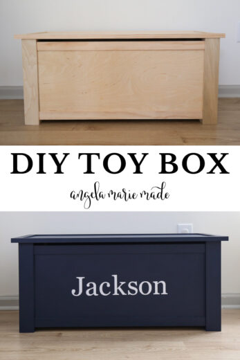 DIY Toy Box - Angela Marie Made