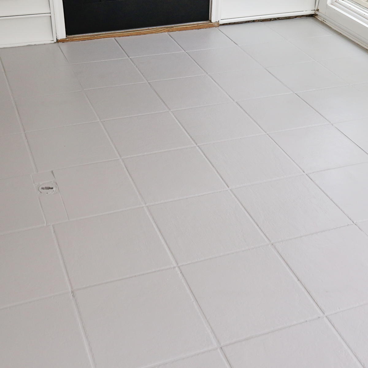 how to paint ceramic floor tile