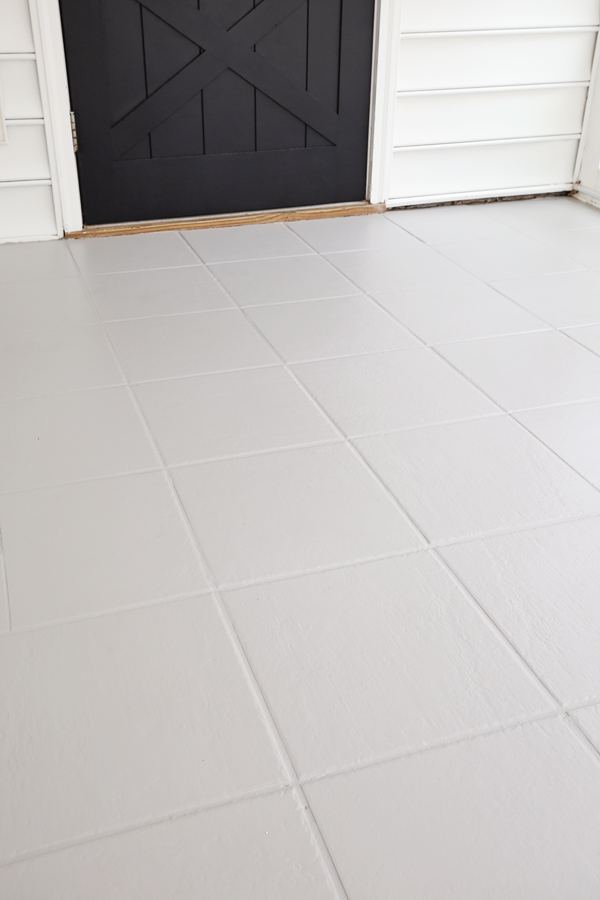 painted tile floors gray with rustoleum floor tile paint