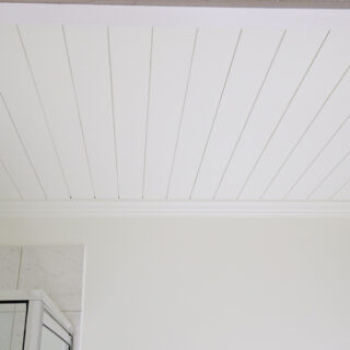 DIY Shiplap Ceiling - Angela Marie Made