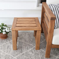 DIY Outdoor Side Table - Angela Marie Made